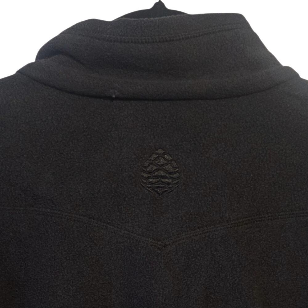 Stio Men's Turpin Fleece Half Zip, Abyss Black sz M NWT Shirt-style Snap cuffs - Picture 6 of 12